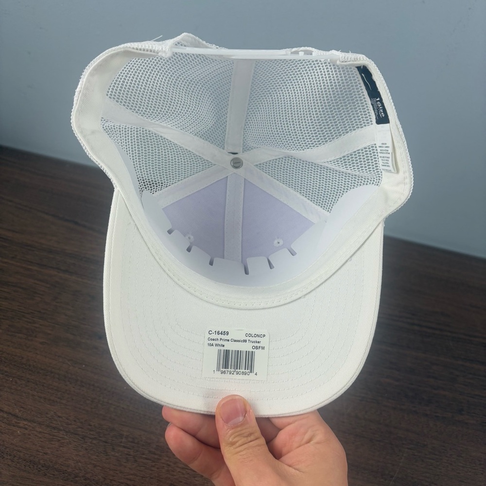 Nike Coach Prime Trucker Sideline Hat Classic99 Cap NEW White Colorado Buffaloes - Picture 8 of 10